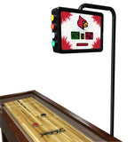 Louisville Cardinals Laser Engraved Shuffleboard Table | Game Room Tables