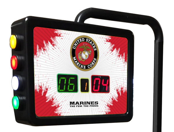 US Marine Corps Electronic Shuffleboard Table Scoreboard