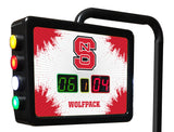 North Carolina State Wolfpack Laser Engraved Shuffleboard Table | Game Room Tables