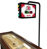 Utah Utes Shuffleboard Table | Laser Engraved Logo Shuffleboard Table