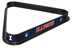 University of Illinois Billiard Triangle Rack | NCAA College University of Illinois Team Logo Pool Table Triangle