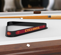 Iowa State University Billiard Triangle Rack | NCAA College Iowa State University Team Logo Pool Table Triangle