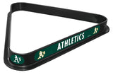 Oakland Athletics Billiard Triangle Rack | MLB Oakland Athletics Team Logo Pool Table Triangle