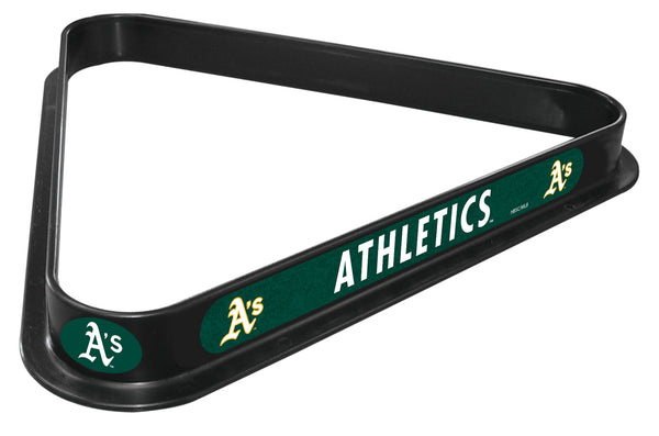 Oakland Athletics Billiard Triangle Rack | MLB Oakland Athletics Team Logo Pool Table Triangle