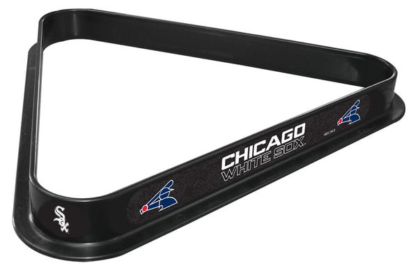 Chicago White Sox Billiard Triangle Rack | MLB Chicago White Sox Team Logo Pool Table Triangle