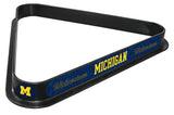 University of Michigan Logo Billiard Triangle Rack | NCAA College University of Michigan Team Logo Pool Table Triangle