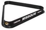University of Missouri Logo Billiard Triangle Rack | NCAA College University of Missouri Team Logo Pool Table Triangle