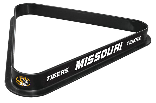University of Missouri Logo Billiard Triangle Rack | NCAA College University of Missouri Team Logo Pool Table Triangle