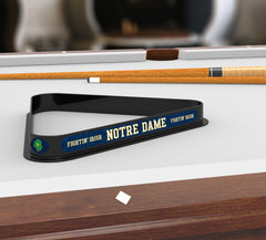 Notre Dame (Shamrock) Billiard Triangle Rack | NCAA College Notre Dame (Shamrock) Team Logo Pool Table Triangle