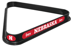 University of Nebraska Billiard Triangle Rack | NCAA College University of Nebraska Team Logo Pool Table Triangle