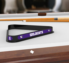 Northwestern University Billiard Triangle Rack | NCAA College Northwestern University Team Logo Pool Table Triangle