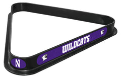 Northwestern University Billiard Triangle Rack | NCAA College Northwestern University Team Logo Pool Table Triangle