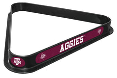 Texas A&M Billiard Triangle Rack | NCAA College Texas A&M Team Logo Pool Table Triangle
