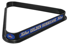 University of Tulsa Logo Billiard Triangle Rack | NCAA College University of Tulsa Team Logo Pool Table Triangle