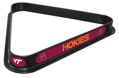 Virginia Tech University Logo Billiard Triangle Rack | NCAA College Virginia Tech University Team Logo Pool Table Triangle
