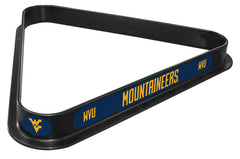 West Virginia University Logo Billiard Triangle Rack | NCAA College West Virginia University Team Logo Pool Table Triangle