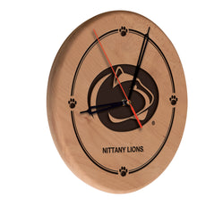 Penn State Nittany Lions Engraved Wood Clock