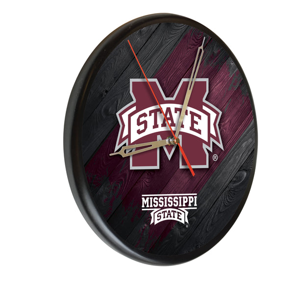 Mississippi State Bulldogs Printed Wood Clock