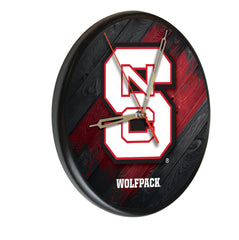 NC State Wolfpack Printed Wood Clock