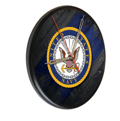 United States Navy Printed Wood Clock