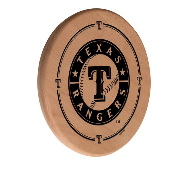 Texas Rangers Engraved Wood Sign | MLB Lasered Wooden Sign