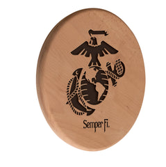 Traditional Red and Yellow Eagle United States Marine Corps Laser Engraved Wood Sign