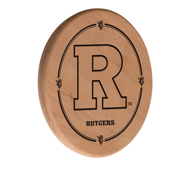 Rutgers Scarlet Knights Engraved Wood Sign