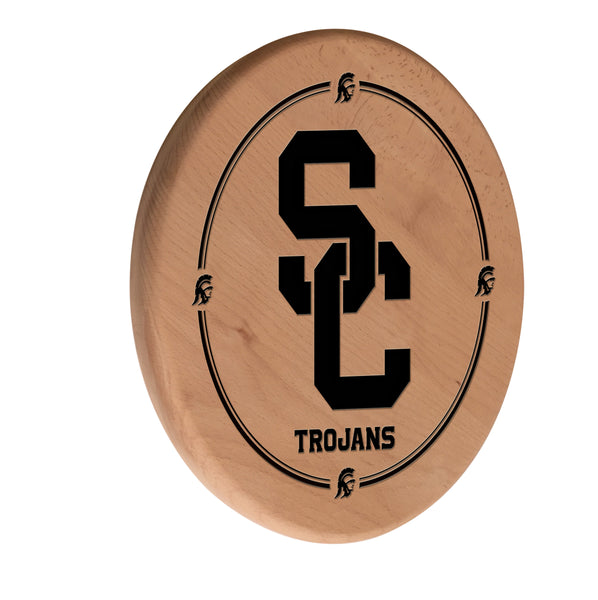 University of Southern California USC Trojans Engraved Wood Sign