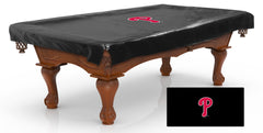 MLB's Philadelphia Phillies Team Logo Pool Table Cover From Holland Bar Stool Co.
