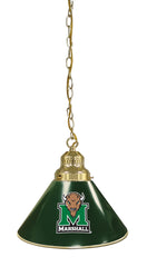 Marshall University Pool Table Pendant Light with a Brass Finish