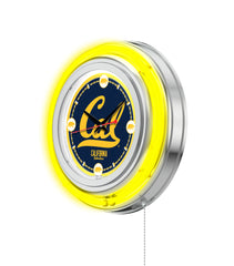 University of California Golden Bears Logo 15" Neon Clock Wall Decor