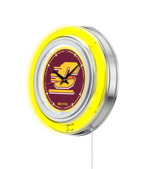 Central Michigan Chippewas Officially Licensed Logo 15" Neon Clock Wall Decor