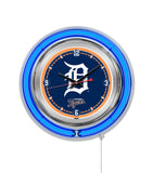 15" Detroit Tigers Neon Clock