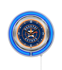 Houston Astros 15" Neon Clock
