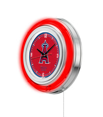 15" Los Angeles Angels Neon Clock