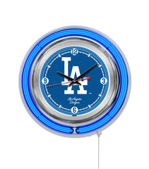 Los Angeles Dodgers 15" Neon Clock