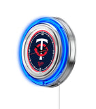 15" Minnesota Twins Neon Clock