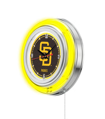 15" San Diego Padres Neon Clock