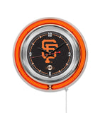15" San Francisco Giants Neon Clock