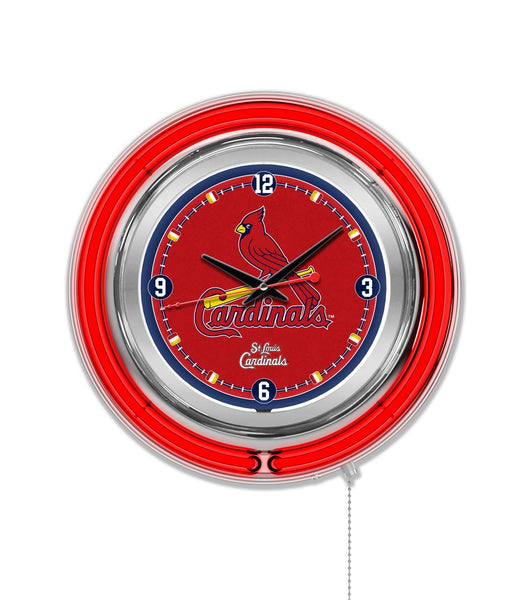 15" St. Louis Cardinals Neon Clock