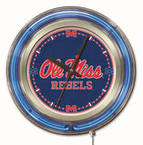15" College NCAA Neon Clocks (Alabama - Pitt)