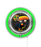 15" Notre Dame Guinness Beer Toucan Neon Clock