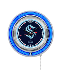 15" Seattle Kraken Neon Clock