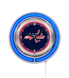 15" Washington Capitals Neon Clock