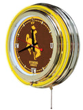 15" Wyoming Cowboys Neon Clock
