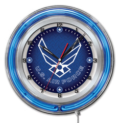 19" United States Air Force Officially Licensed Logo Neon Clock