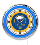 19" Buffalo Sabres Neon Clock