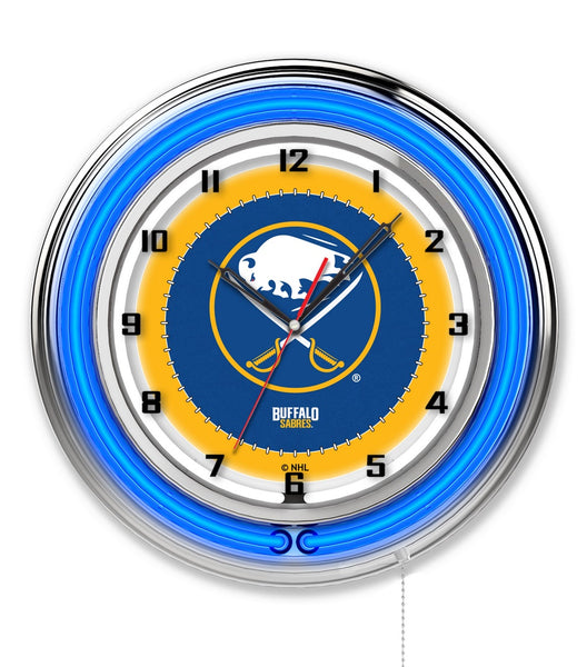 19" Buffalo Sabres Neon Clock