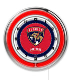 19" Florida Panthers Neon Clock