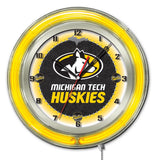 19" NCAA Neon Clocks (Alabama - Pitt)